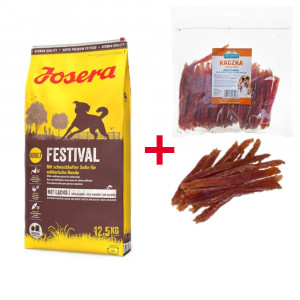 JOSERA Adult Festival - sucha karma dla psa - 12,5 kg + Przysmak Petitto