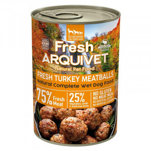 ARQUIVET Fresh Turkey Meatballs - mokra karma dla psa - 400g