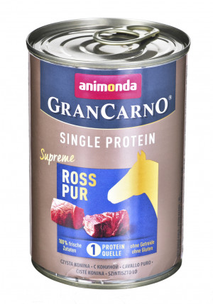 ANIMONDA GranCarno Single Protein konina - mokra karma dla psa - 400 g