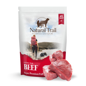 NATURAL TRAIL Pouch Beef - mokra karma dla psa - 500g