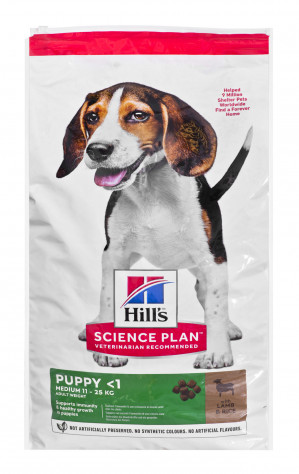 HILL'S Canine Puppy Lamb & Rice - sucha karma dla psa - 14 kg