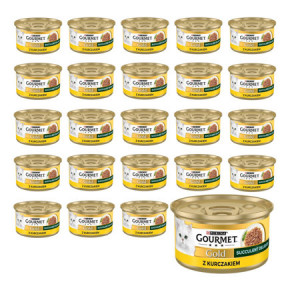 GOURMET GOLD Succulent Delights Kurczak - mokra karma dla kota - 24x85g