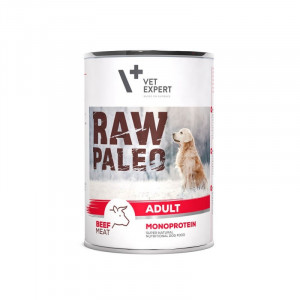 VETEXPERT Raw Paleo Adult Monoprotein Wołowina - mokra karma dla psa - 400g