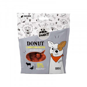 MR. BANDIT Donut Jagnięcina i kaczka - przysmak dla psa - 500g