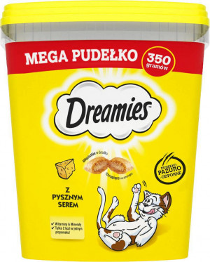 DREAMIES z pysznym serem - przysmak dla kota - 350g