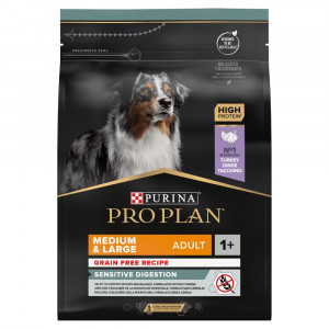 PURINA Pro Plan Sensitive Digestion Medium & Large Adult - sucha karma dla psa - 2,5kg