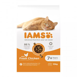 IAMS Advanced Nutrition Senior - sucha karma dla kota - 10 kg