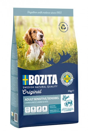 BOZITA Original Sensitive Digestion Jagnięcina i ryż - sucha karma dla psa - 3kg