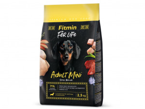 FITMIN For Life Mini Adult Small breeds - sucha karma dla psa - 2,5kg