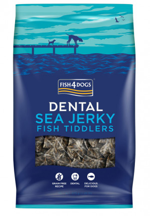 FISH4DOGS Dental Sea Jerky Fish Tiddlers - przysmak dla psa - 575g