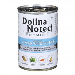 DOLINA NOTECI Premium bogata w jagnięcinę - mokra karma dla psa - 400g