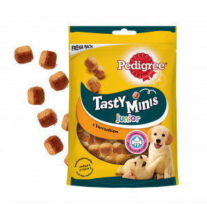 PEDIGREE Tasty Minis Junior z kurczakiem - przysmak dla psa - 125g