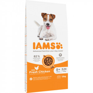 IAMS for Vitality Senior Small & Medium - sucha karma dla psa - 12 kg