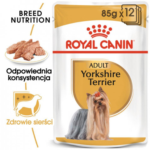 Royal Canin BHN Yorkshire Terrier Adult - mokra karma dla psa dorosłego - 12x85g