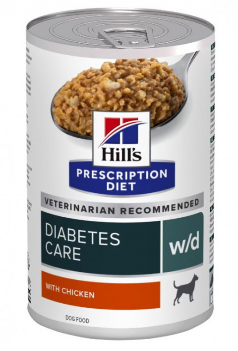 HILL'S Prescription Diet w/­­d Diabetes Care Kurczak - mokra karma dla psa - 370 g