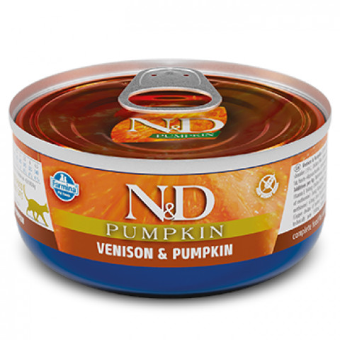 FARMINA N&D Pumpkin Venison & Pumpkin - mokra karma dla kota - 80g