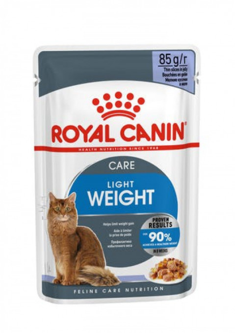 ROYAL CANIN FCN Light Weight Care w galaretce - mokra karma dla kota dorosłego - 12x85g