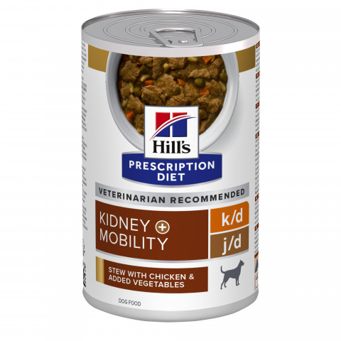 HILL'S Prescription Diet Kidney + Mobility k/­d j/­d Canine - mokra karma dla psa z chorobami nerek i stawów - 354g