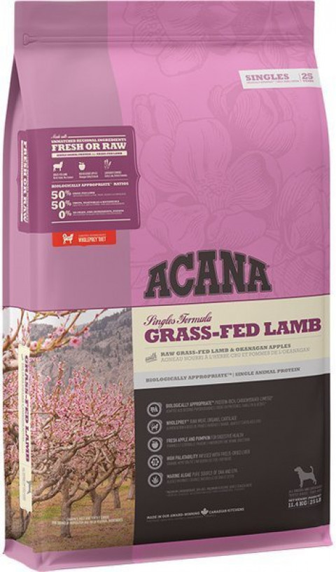 ACANA Singles Grass-fed Lamb - sucha karma dla psa - 11 kg