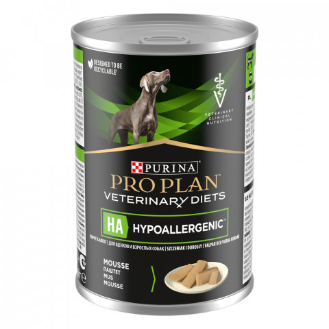 PURINA PRO PLAN VETERINARY DIETS HA Hypoallergenic - mokra karma dla psa - 400 g