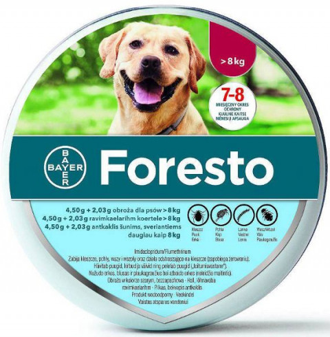 Bayer Foresto Obroża - dla psów powyżej 8 kg
