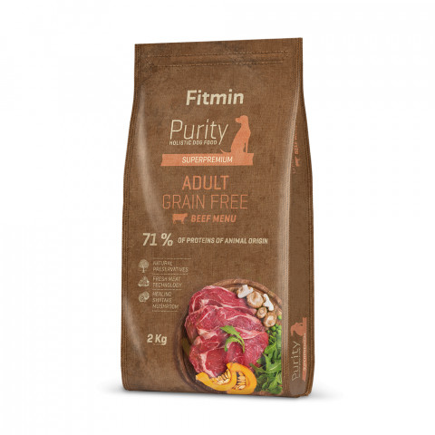 Fitmin Dog Purity Grain Free Adult Beef - sucha karma dla psa - 12kg