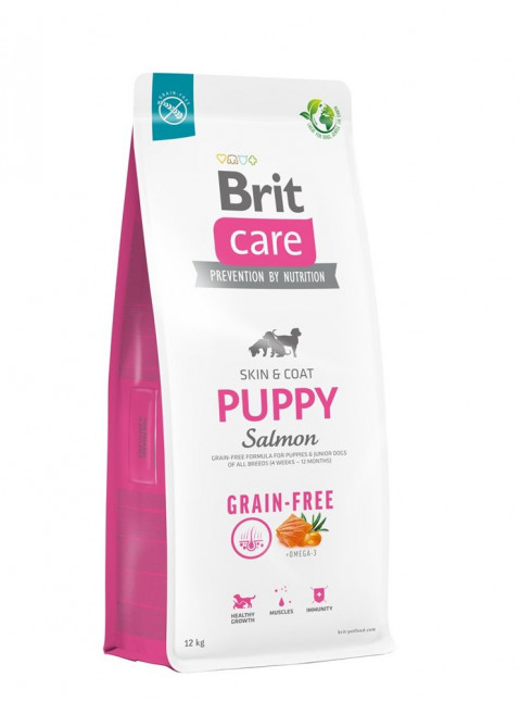 Brit Care Grain-Free Puppy Salmon – sucha karma dla szczeniąt - 12 kg
