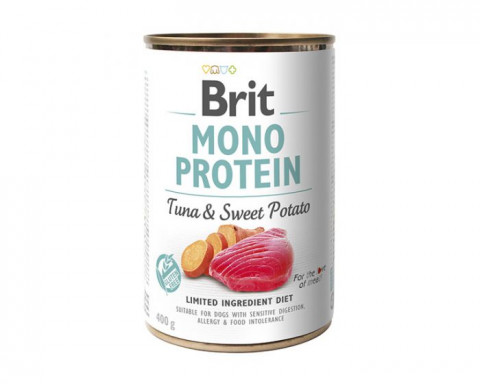 BRIT Mono Protein tuńczyk z batatem - mokra karma dla psa - 400g