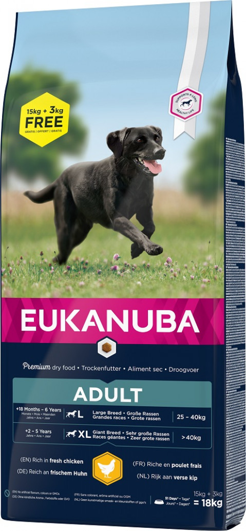 EUKANUBA ACTIVE ADULT LARGE BREED 18KG