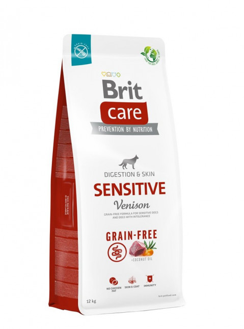 Brit Care Grain-Free Sensitive Venison – sucha karma dla psa - 12 kg