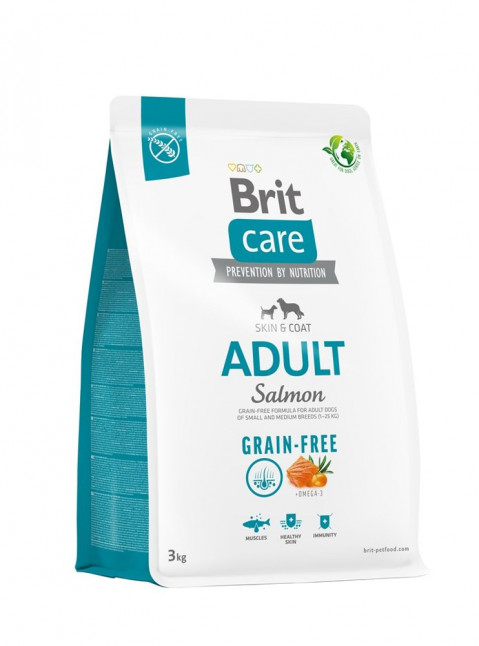 Brit Care Grain-Free Adult Salmon – sucha karma dla psa - 3 kg