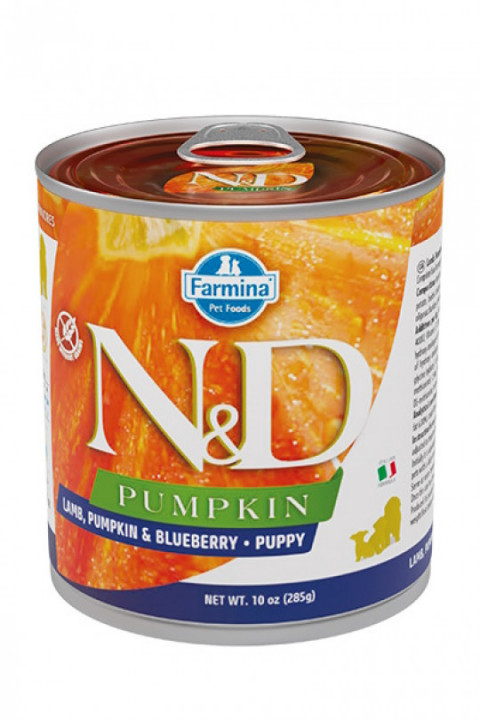 FARMINA N&D Pumpkin Dog Lamb, Pumpkin, Blueberry Puppy - mokra karma dla szczeniąt - 285 g