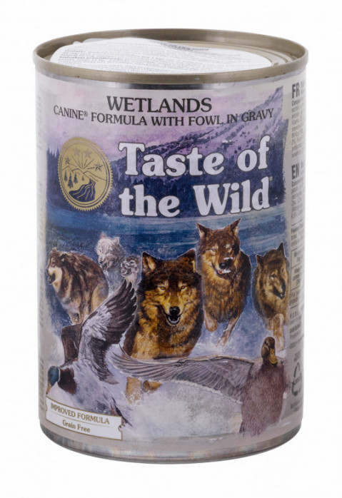 TASTE OF THE WILD Wetlands Canine Formula - mokra karma dla psa - puszka 390 g