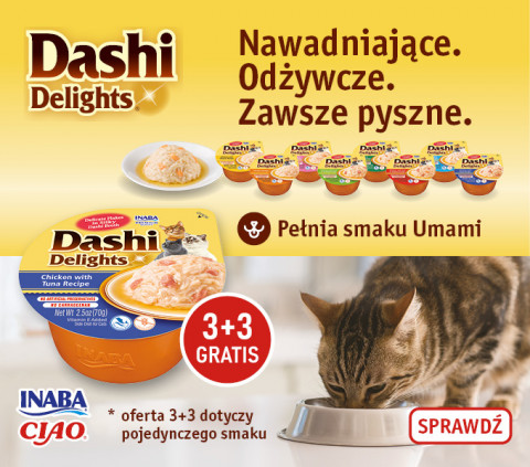 Pyszne nowości Inaba Dashi Delights w atrakcyjnych zestawach 3+3 gratis!