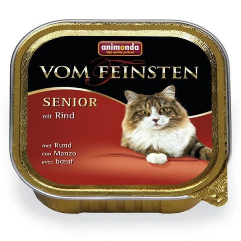 ANIMONDA Vom Feinsten Senior Cat wołowina - mokra karma dla kota - 100g