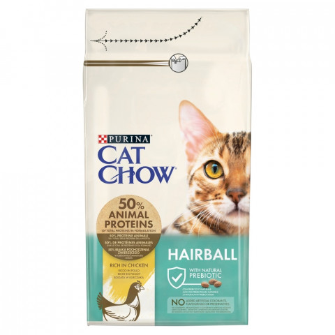 PURINA CAT CHOW Special Care Hairball Control - sucha karma dla kota -1,5 kg