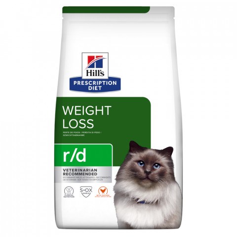 Hill's Prescription Diet Feline r/d - sucha karma dla kotów z nadwagą i otyłością - 1,5 kg