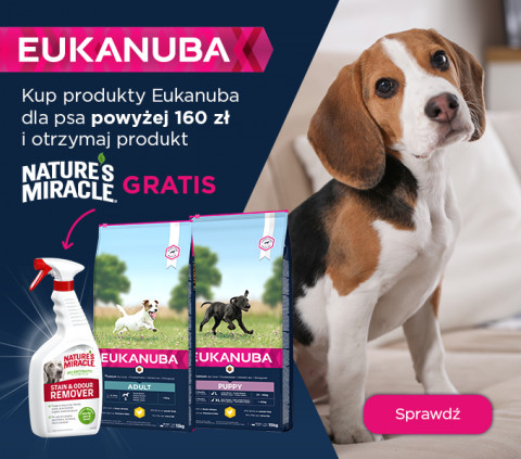 Kup karmę dla psa Eukanuba i odbierz gratis!